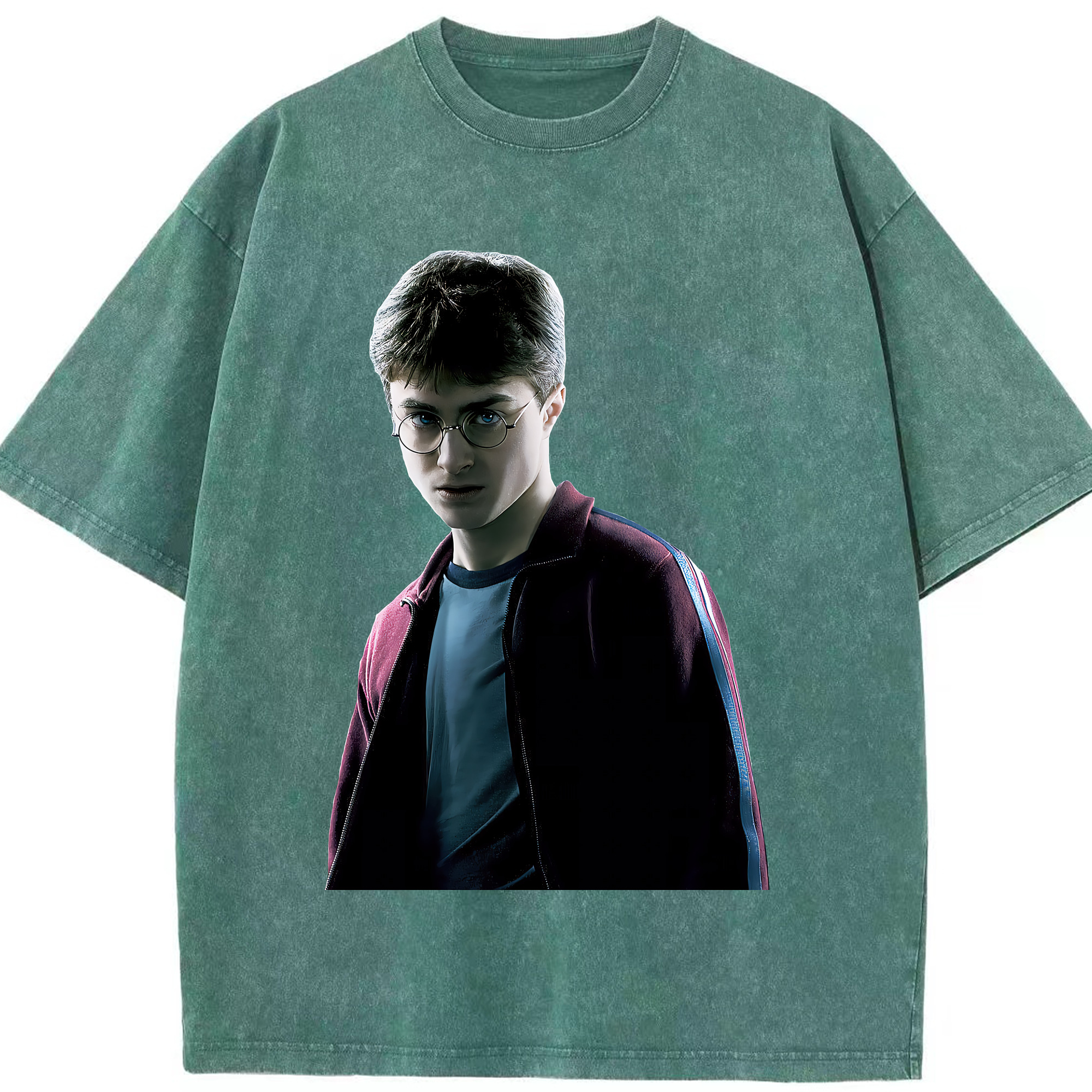 （画像用） Harry Potter ハリー・ポッターシリーズ 綿100% ヴィンテージ風 半袖Tシャツ（フロントプリント）